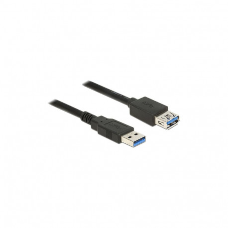 "USB 5 Gbps Verlängerungskabel Typ-A Stecker zu Buchse 3 m schwarz"