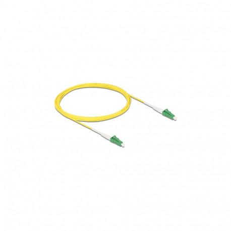 "Delock Kabel Lichtwellenleiter LC-APC zu LC-APC Simplex Singlemode OS2 3 m"