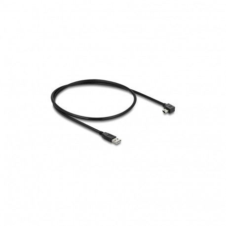 Delock USB 2.0 kaabel A-tüüpi pistikust Mini-B tüüpi pistikusse, parempoolse nurgaga, 1 m