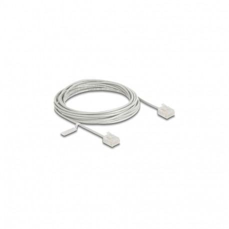 Delock RJ45 Cat.6 UTP Ultra Slim 5 m hall lühikeste pistikutega võrgukaabel
