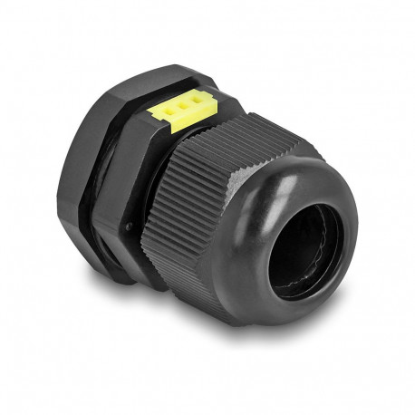 "Delock Kabelverschraubung M20 mit Belüftung IP68 staub- und wasserdicht schwarz 2 Stück"