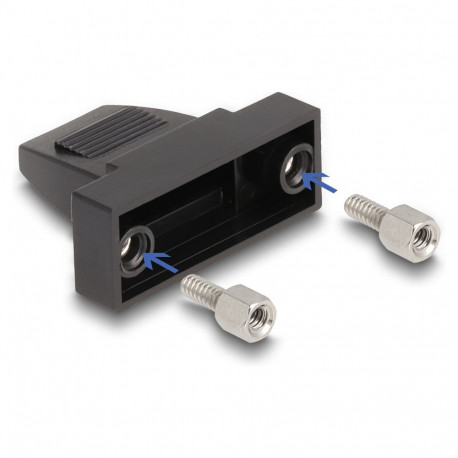 "Gehäuse für D-Sub 9 Pin Stecker / Buchse Kunststoffgehäuse für Flachbandkabel"