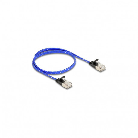 Delock RJ45 lame punutud ümbrisega võrgukaabel Cat.6A U/FTP 0,5 m sinine