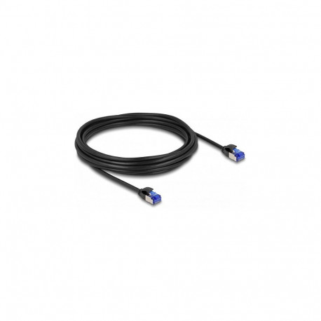 Delock RJ45 Cat.6A S/FTP õhuke must võrgukaabel 5 m