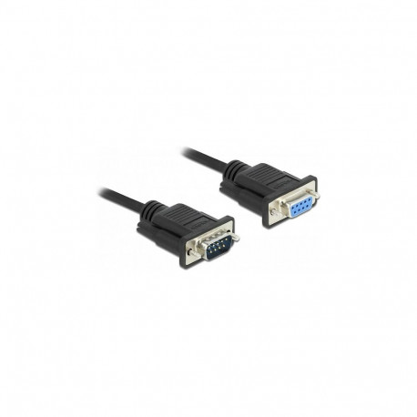"Delock RS-232 Kabel Seriell D-Sub9 Stecker zu Buchse mit schmalem Steckergehäuse 3 m"