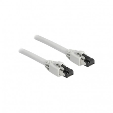 "Delock RJ45 Netzwerkkabel Cat.8.1 S/FTP 1 m bis 40 Gbps grau"
