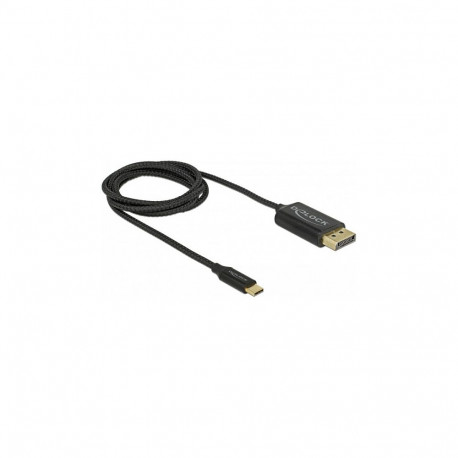 "Delock USB Kabel Type-C zu DisplayPort (DP Alt Mode) 4K 60 Hz 1 m koaxial"