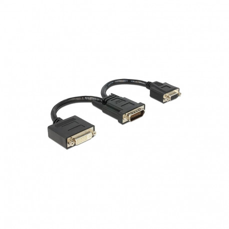 "Delock Adapter DMS-59 Stecker > DVI 24+5 Buchse + VGA Buchse 20 cm"