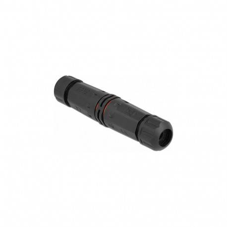 "Kabelverbinder für Außenbereich 3 Pin, IP68 wasserdicht, schraubbar, Kabeldurchmesser 4,5 - 7,5 mm 