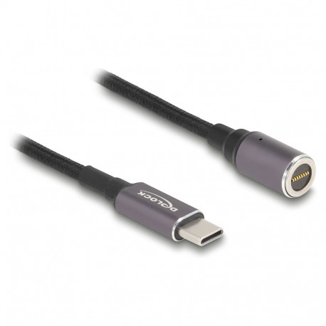 "Delock Notebook Ladekabel USB Type-C™ Stecker zu magnetischem 8 Pin Konnektor 1,8 m"