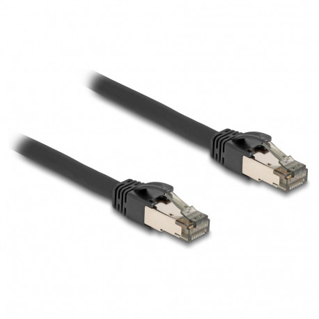 "Delock RJ45 Netzwerkkabel Cat.6A U/FTP ultra flexibel mit innerem Metallmantel 10 m schwarz"