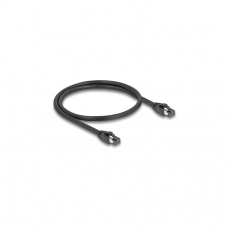 Delock RJ45 võrgukaabel Cat.8.1 S/FTP 50 cm kuni 40 Gbps must