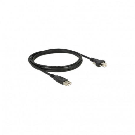 "Delock Kabel USB 2.0 Typ A Stecker > USB 2.0 Typ B Stecker mit Schrauben 2 m"