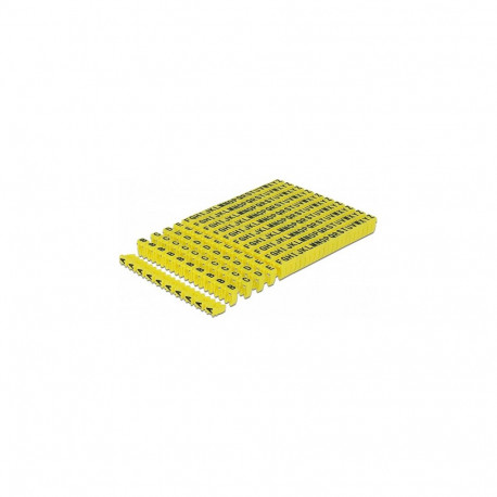 "Delock Kabelmarker Clips A-Z gelb 260-teilig"