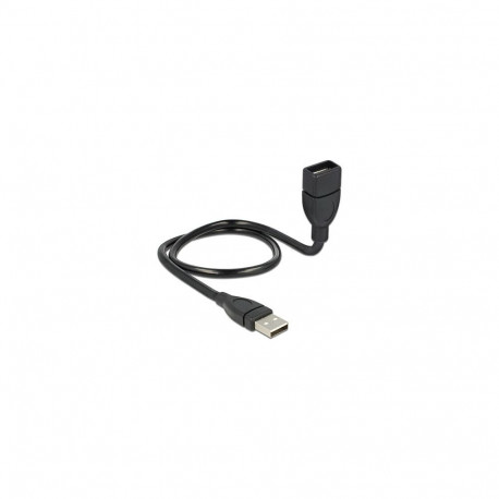 "Delock Kabel USB 2.0 Typ-A Stecker > USB 2.0 Typ-A Buchse ShapeCable 0,5 m"