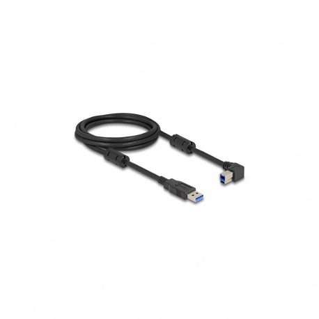 "Delock USB 5 Gbps Kabel Typ-A Stecker zu Typ-B Stecker 90° links gewinkelt 2 m"
