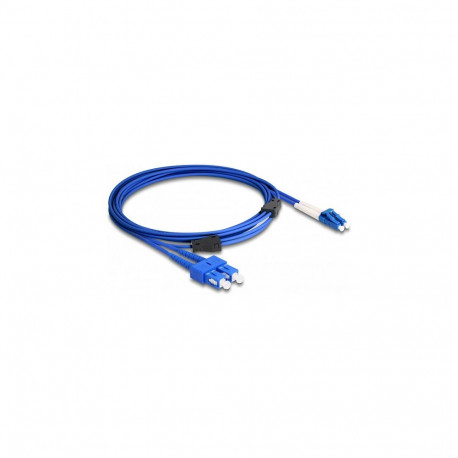 "Delock LWL Kabel mit Metallarmierung LC Duplex zu SC Duplex Singlemode OS2 3 m"