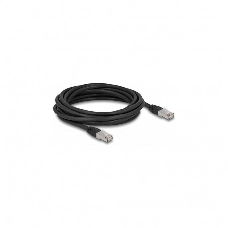 Delock RJ45 võrgukaabel Cat.6A S/FTP PE välitingimustesse 5 m must