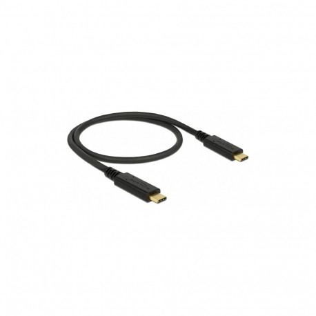 Delock USB 10 Gbps kaabel USB Type-C – USB Type-C 0,5 m PD 5 A E-Marker