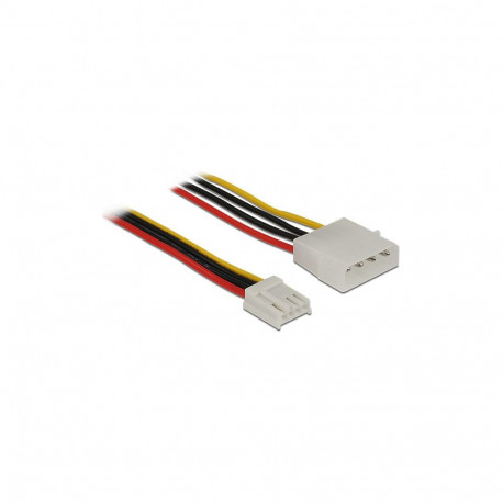 "Delock Stromkabel 4 Pin Stecker > 4 Pin Floppy Buchse 40 cm"