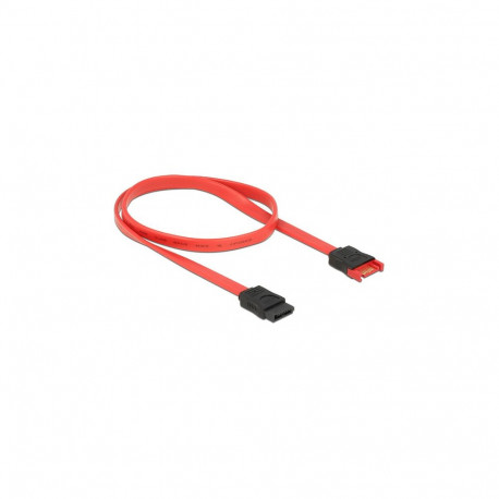 Delock SATA 6 Gb/s punane pikenduskaabel 50 cm