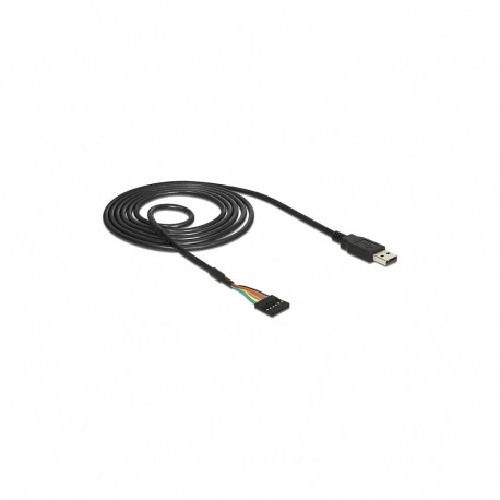 "Delock Konverter USB 2.0 Stecker > TTL 6 Pin Pinheader Buchse 1,8 m (5 V)"