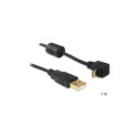 Delock USB A-micro USB 1m 90° kaabel