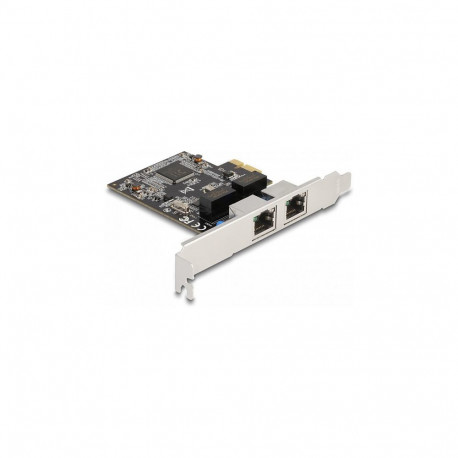 "DeLock 2-Port RJ45 Gigabit LAN RTL8111 PCI Express-Karte"