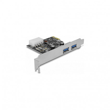 "PCI Express x1 Karte > 2 x extern SuperSpeed USB 5 Gbps (USB 3.2 Gen 1) Typ-A Buchse"