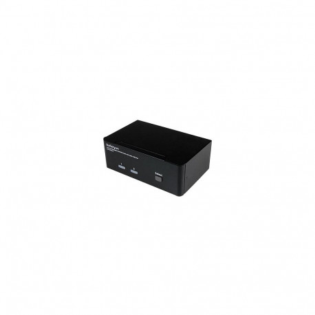 StarTech.com 2 pordiga kahe DisplayPorti ja USB-ga KVM-lüliti heliga – DisplayPorti lauaarvuti KVM-l