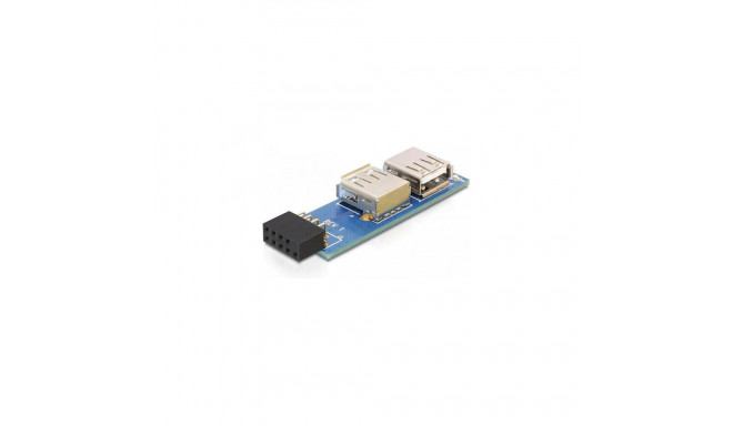 Adapter USB -> 9-viiguline USB 2.0 päis