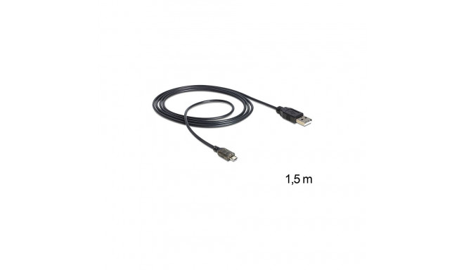 "USB A-B micro ST-ST 1,5m DeLock"