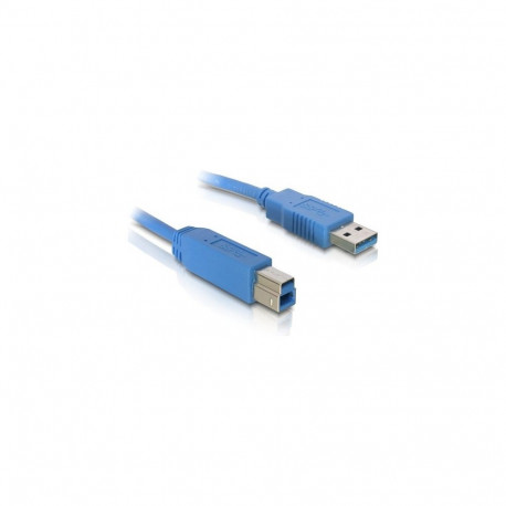 USB-kaabel 5 Gbps A-tüüpi pistikust B-tüüpi pistikusse 5m, sinine