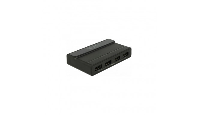 DeLOCK USB3.1 4-pordiline must jaotur