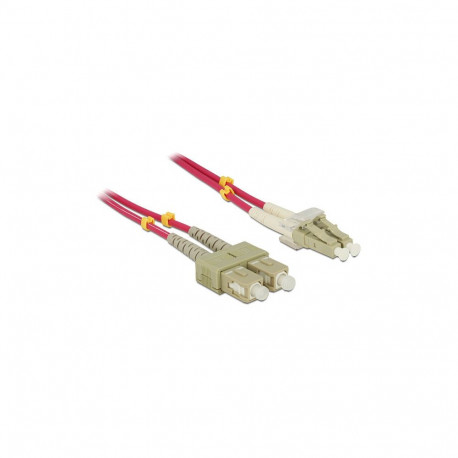 "DeLock Netzwerkkabel SC Multi-Mode -> LC Multi-Mode 2m purple"
