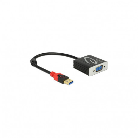 DeLOCK USB 3.0 Type-A male > VGA female must väline videoadapter