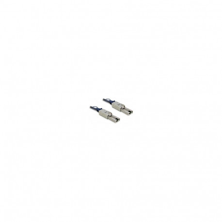 "Delock Angeschlossenes externes SCSI (SAS)-Kabel (seriell) - 4x Shielded Mini MultiLane SAS (SFF-80