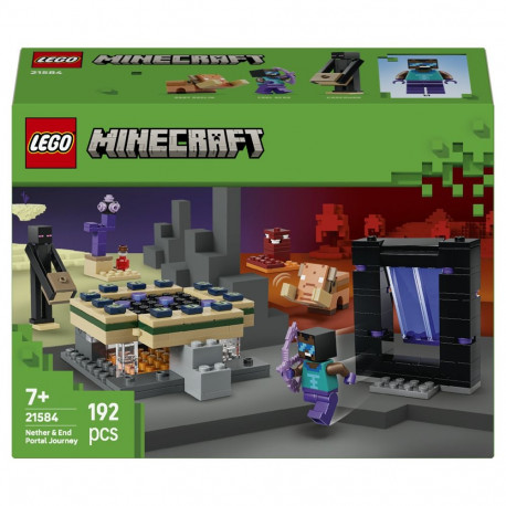 "LEGO 21584 Minecraft Reise durch Nether und Endportal"