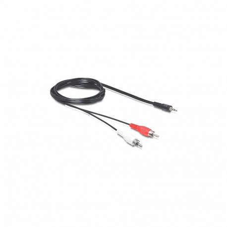 "Kabel Audio 3,5 mm Klinkenstecker > 2 x Cinch Stecker 5 m"