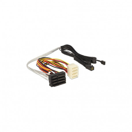 Delock SAS SFF-8643 > 4x SAS SFF-8482 1,0m