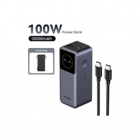12000mAh 100W kiirlaadimisega akupank
