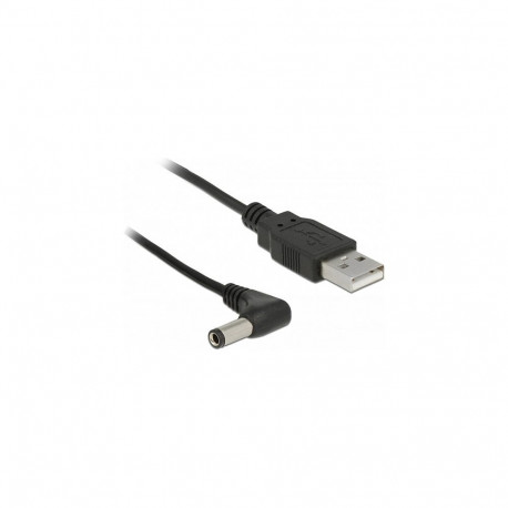 DeLock USB alalisvoolupistik 5,5x2,5mm - USB-A 1,5m must