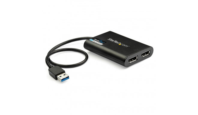 StarTech.com adapter USB3.0 (ST) > 2x DisplayPort (BU) 4K 60Hz 30cm must