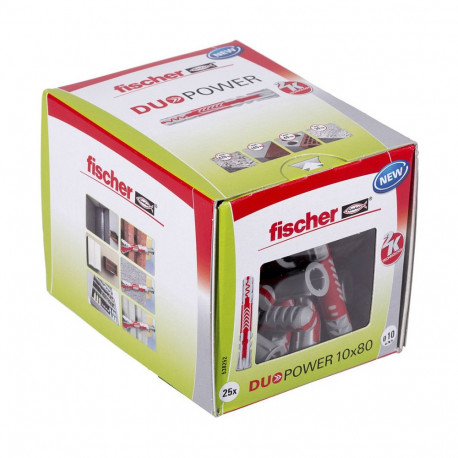 Fischer DuoPower 10x80 universaaltüüblite komplekt 10 x 80 mm, 25 tk
