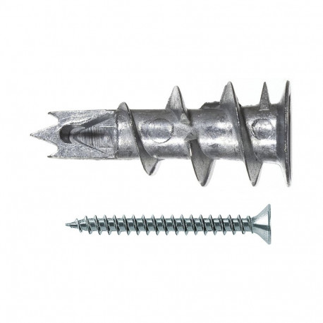 Fischer metallist kipsplaaditüübel GKM 12 (hõbedane, 100 tk, koos kruviga)