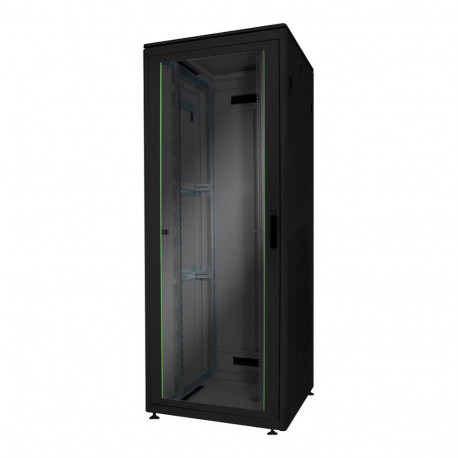 "DIGITUS Netzwerkschrank Unique 32HE 1609x800x800mm schwarz (Speditionsversand)"