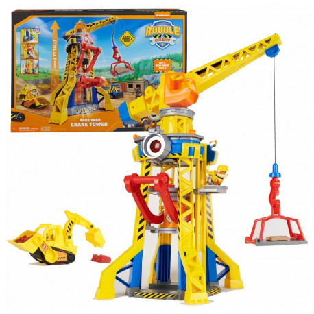 "Spinmaster Rubble & Crew - Baupfoten Hof Kran-Spielset"
