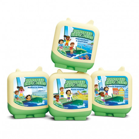 Tonies Clever Tonies: Sunspeed Explorers komplekt (4 tk)
