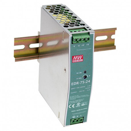 "ind. Netzteil POW-4821 48VDC 75W DIN-Schiene PoE"