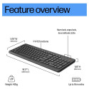 "HP 225 WIRELESS KEYBOARD"